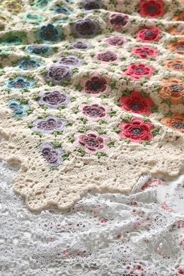 Painted Anemones Blanket