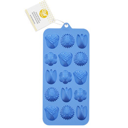 Wilton Flowers Silicone Candy Mold, 15-Cavity