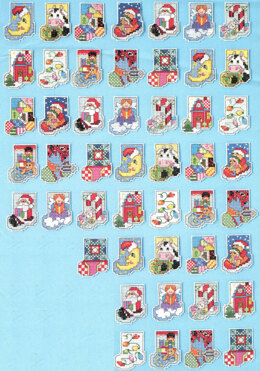 Tiny Christmas Stockings - PDF