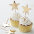 Ginger Ray Gold Foiled Star Cupcake Toppers