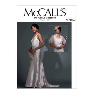 McCall's Misses' Dress and Jacket M7867 - Sewing Pattern