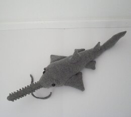 Saw Shark Sawfish Amigurumi Crochet Pattern