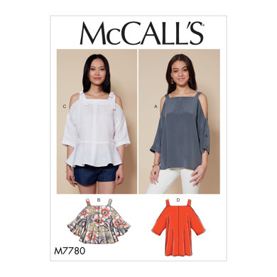McCall's Misses' Tops M7780 - Sewing Pattern