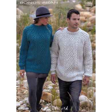 Sweaters in Hayfield Bonus Aran - 9465