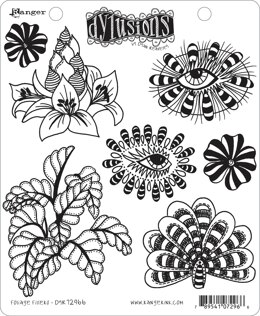 Ranger Dyan Reaveley's Dylusions Cling Stamp Collections 8.5"X7" - Foliage Fillers