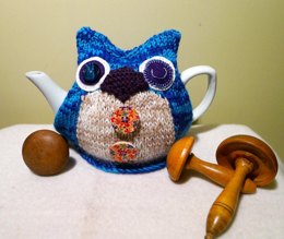 Beaker the Baby Blue Owl Tea Cosy