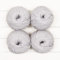 MillaMia Naturally Soft Super Chunky Ebba Cable Cape 4 Ball Project Pack - Grey Day (404)