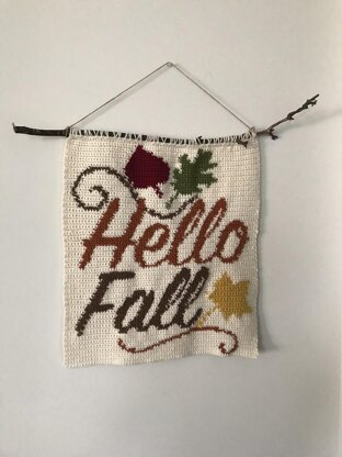 Hello Fall Wall Hanging