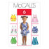 McCall's Toddlers' Tops Dresses and Shorts M5416 - Paper Pattern Size All Sizes In One Envelope