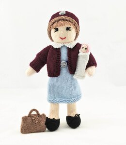Midwife Mary nurse doll knitting pattern 19053
