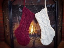 Super Cabled Christmas Stocking
