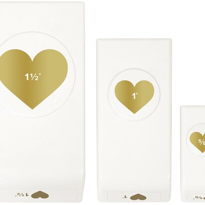 We R Memory Keepers Layering Punches 3/Pkg - Hearts
