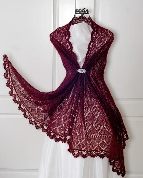 Victorian European Handmade Lace Shawl