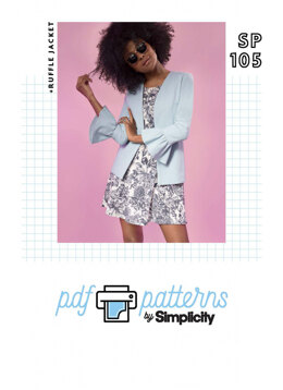 Simplicity Misses Ruffle Jacket SP105 - Downloadable PDF