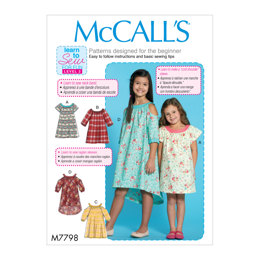 McCall's Children's/Girls' Dresses M7798 - Sewing Pattern