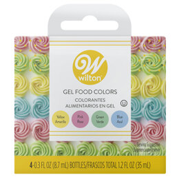 Wilton Pastel Gel Food Color Set, 4-Count