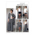 Vogue Misses' Ponchos, Back-Pleat Top, Shorts and Wide-Leg Wrap Pants V9191 - Paper Pattern, Size XSM-SML-MED