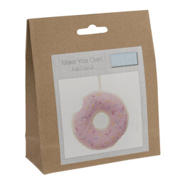 Trimits Felt Decoration Kit: Doughnut - 25 x 115 x 110mm