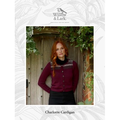 Charlotte Cardigan : Cardigan Knitting Pattern for Women in Willow & Lark DK | Light Worsted Yarn
