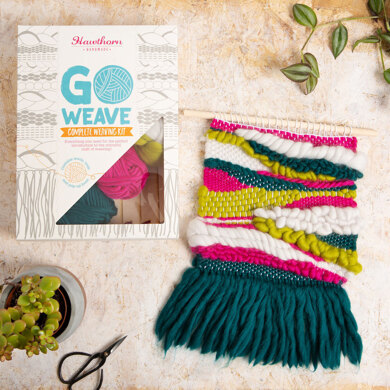 Hawthorn Handmade Go Weave Weaving Kit - Hullaballoo - WKHULLA