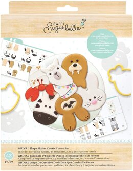 Sweet Sugarbelle Animal Shape Shifter Cookie Cutters 43pc