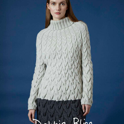 Gudrun Jumper - Knitting Pattern For Women in Debbie Bliss Cashmerino Aran