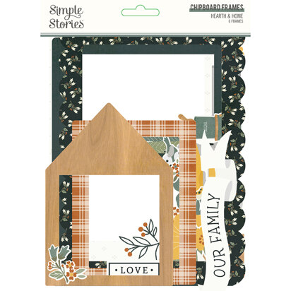 Simple Stories Hearth & Home - Chipboard Frames