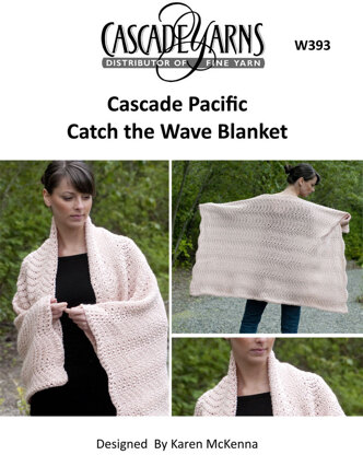 Catch the Wave Blanket Cascade Pacific - W393