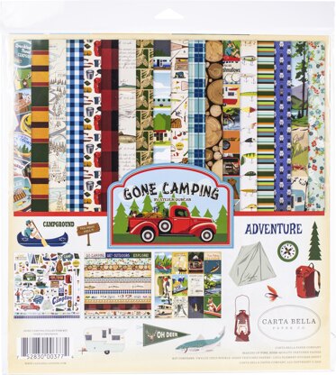 Echo Park Paper Carta Bella Collection Kit 12"X12" - Gone Camping