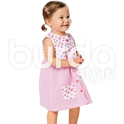 Burda Style Baby Collar Dress and Panties B9357 - Paper Pattern, Size 3M-2