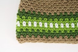 Woven Stich Crocheted Hat