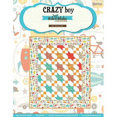 Riley Blake Crazy Boy - Downloadable PDF