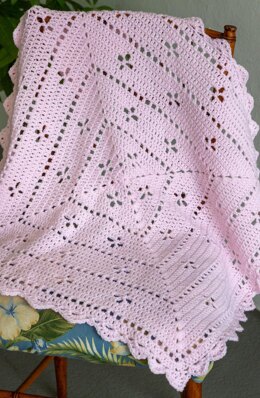 Midwife in a Square Crochet Baby Blanket