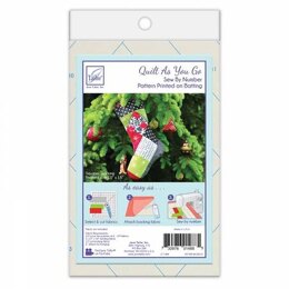 June Tailor Inc Quilt As You Go Holiday Stocking - Square