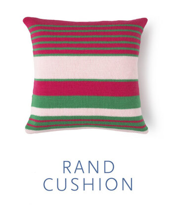 "Rand Cushion Cover" - Cushion Knitting Pattern For Beginners in MillaMia Naturally Soft Merino