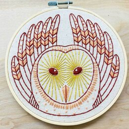 Hook, Line & Tinker Barn Owl Embroidery Kit