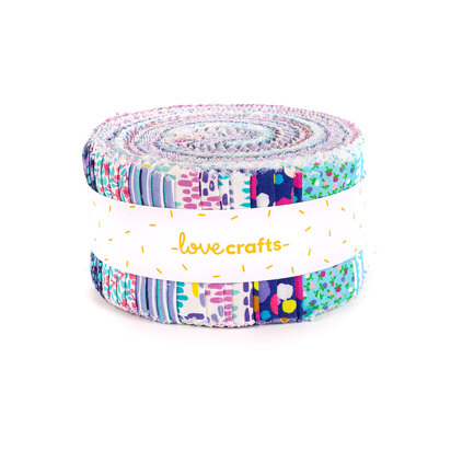 LoveCrafts Painterly Blooms Strip Roll