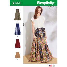 Simplicity S8923 Misses Pull-On Skirts - Sewing Pattern