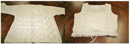"Diamond Delight Cardigan & Shell" - Cardigan Knitting Pattern in Debbie Bliss Rialto 4 Ply