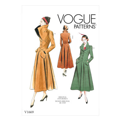 Vogue Misses' Outerwear V1669 - Sewing Pattern