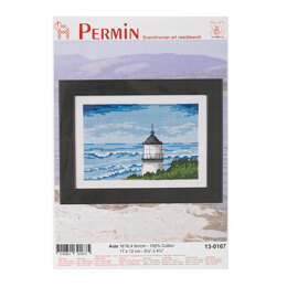 Permin Lighthouse I Cross Stitch Kit - 17x12cm