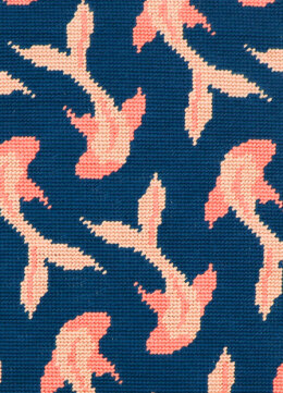 We Are Knitters Petit Point Koi Cross Stitch Kit - 43 x 28 cm
