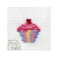 Mouseloft Quicklets - Cupcake Cross Stitch Kit - 3in