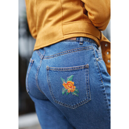 5TH Avenue - Orange Rose Jeans in Anchor - Downloadable PDF