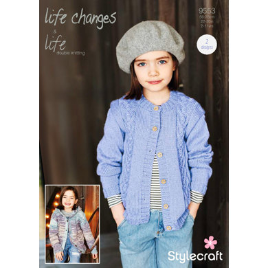 Cardigans in Stylecraft Life DK & Life Changes - 9553 - Downloadable PDF