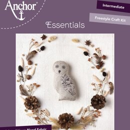 Anchor Freestyle Friends - Oliver Owl Printed Embroidery Kit - 12 x 16 cm