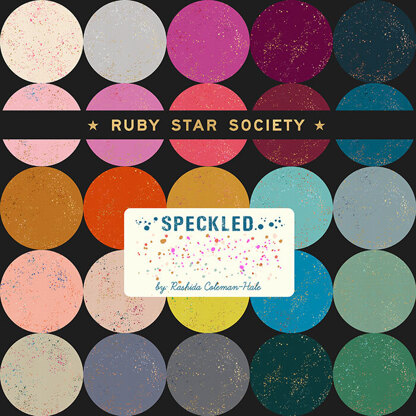 25-cm-Stoffquadrate „Speckled“ von Ruby Star Society - RS5027LCN2 - Mehrfarbig