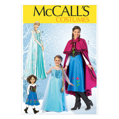 McCall's Misses'/Children's/Girls' Costumes M7000 - Sewing Pattern