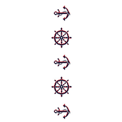 Nautical Anchor in DMC - PAT0109 - Downloadable PDF