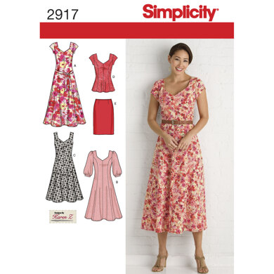 Simplicity Women's & Plus Size Dresses 2917 - Sewing Pattern